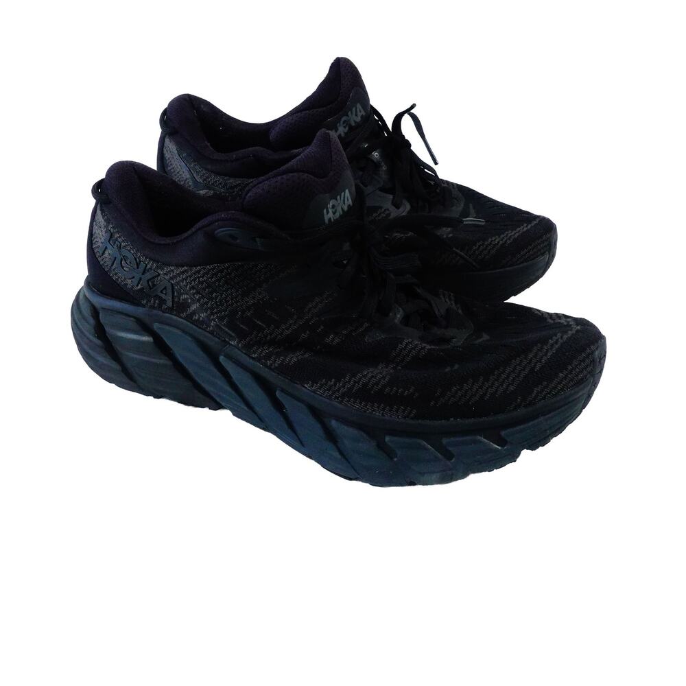 Hoka One One W Gaviota 4 Black Running Sneakers Women's Size 12B